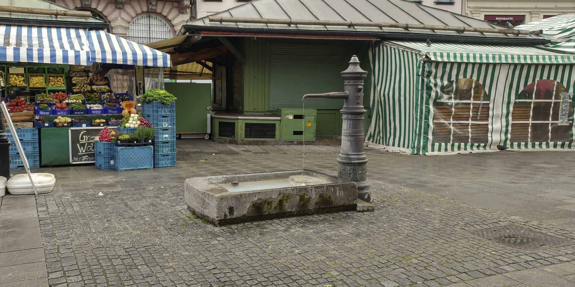 Brunnen - Viktualienmarkt